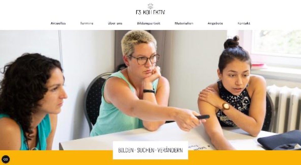 Startseite von f3kollektiv.net
